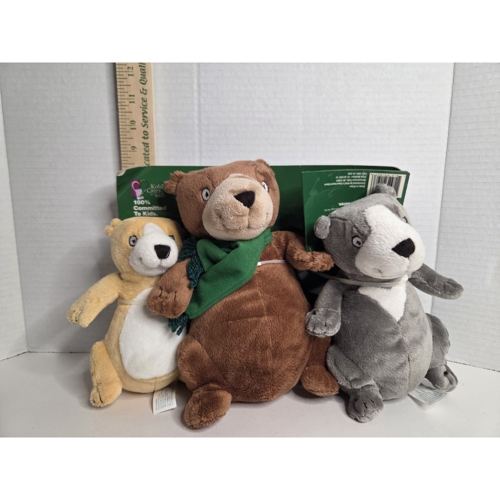 Kohl's Cares YOU'RE ALL MY FAVORITES Three Bears Stuffed Plush NEW